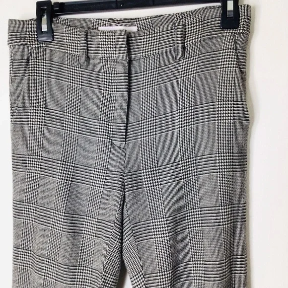 Frame pants women 0 Virgin wool black white check soft classic - Picture 6 of 9